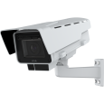 White AXIS Q1728-LE Block Camera, vista desde su ángulo izquierdo