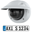 White AXIS P3285-LVE Kit viewed from its left angle