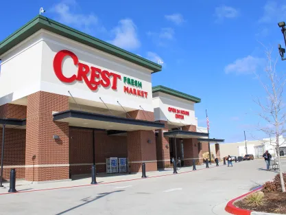 Exterior of Crest Foods