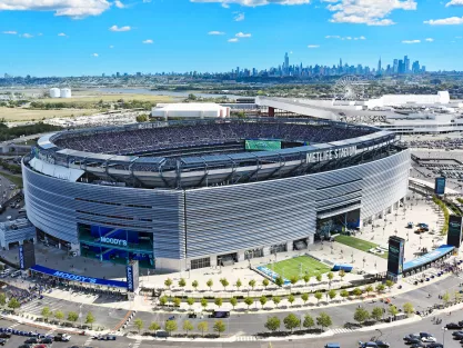 MetLife Stadium aerial shot