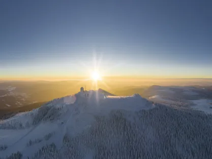 Großer Arber Skigebiet Sunrise 