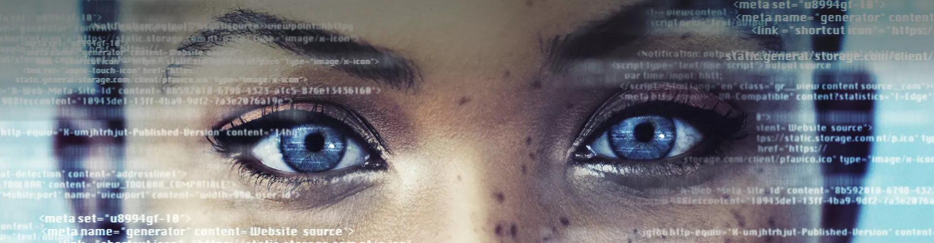 blue eyes with code