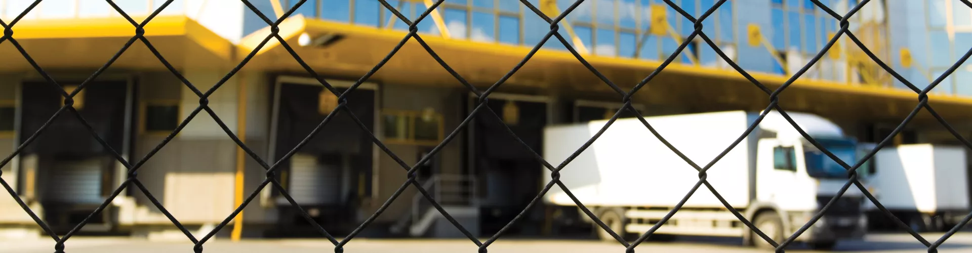 Fence warehouse with loading docks