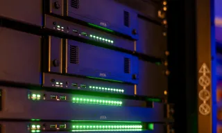 Video recorders in a rack