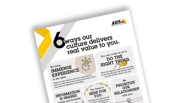 A brochure with information about company culture.