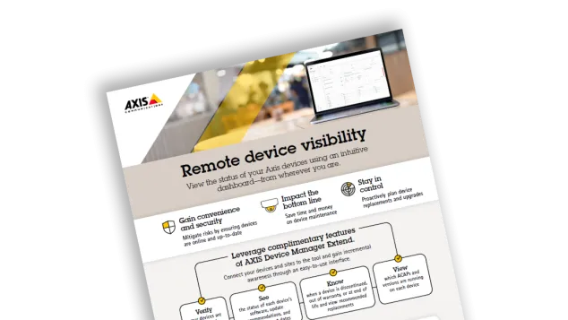 image of sheet showing remote device visibility options
