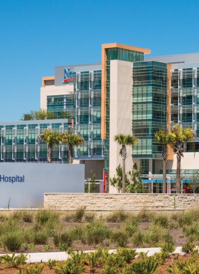 Nemours Hospital in Orlando viewed from outside.