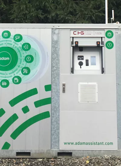 Adam assistance software in outdoor environment.