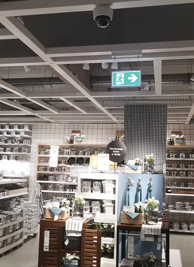 Cealingcam in Ikea kitchen department