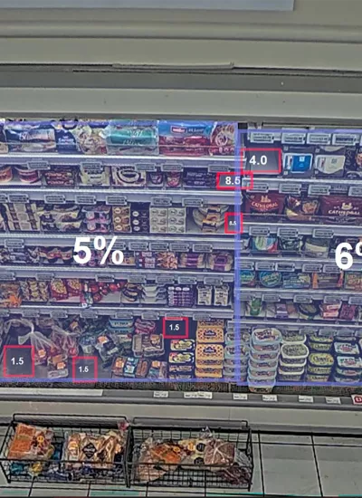 Axis and Shelfie solution monitoring chiller in Nisa