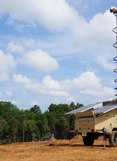 mobile trailer for Atlanta Police