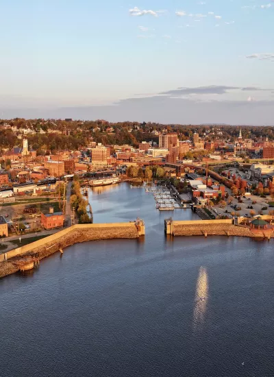 Port of Dubuque sunset