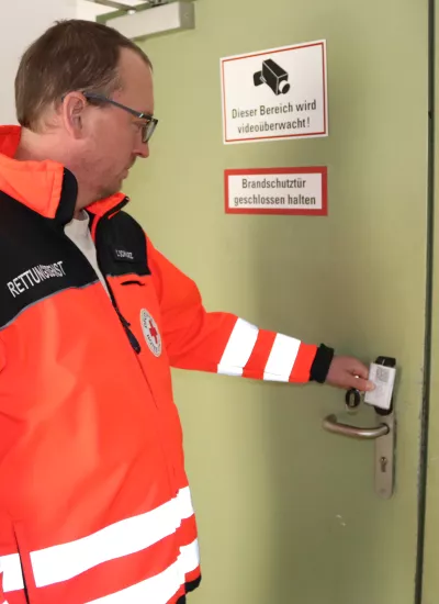 BRK Wunsiedel - Zutrittskontrolle 