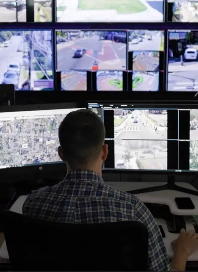 Shot of Hartford Real-time crime center