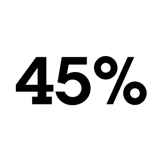 45