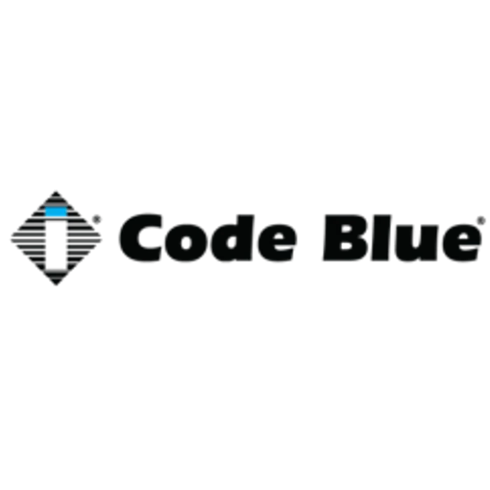 Code Blue logotype.
