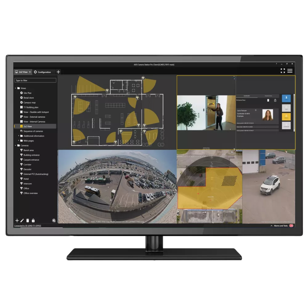 Axis Camera Station Pro user-friendly surveillance dashboard