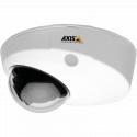 AXIS P3905-R Mk II IP Camera has a compact and rugged design. The camera is viewed from its left profile.