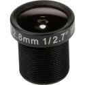 Lens M12 2.8 mm F1.6 IR, vista frontal