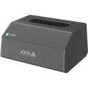 AXIS W702 Docking station a 1 vano, in colore nero, vista dall'angolazione sinistra