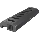 왼쪽 각도에서 본 AXIS W703 Docking Station 8-bay(검정색)