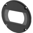 TQ1930-E Front Window Kit, black, circular shaped accessory.