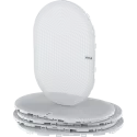 AXIS TC1706 Mesh Cover Black/White, viewed from its left angle