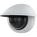 AXIS M4227-LVE Dome Camera, branca, exibida pelo ângulo esquerdo