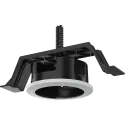 Black AXIS TM3212 Recessed Mount viewed from its left angle