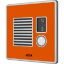 Orange AXIS I7010-VE Safety viewed from its left angle