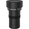 Black Lens M14 21.4 mm F2.0 IR, visto desde el frente