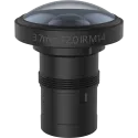 Lens M14 3.7 mm F2.0 IR, visto desde su ángulo frontal