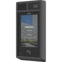 Black AXIS I8307-VE video intercom viewed from its left angle