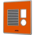 AXIS TI8908 Face Plate Replacement, arancione, vista dal suo angolo sinistro