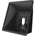 Black AXIS TI5601 Wall Mount viewed from its left angle.