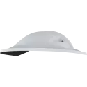 White AXIS TQ3819-E Weathershield viewed from its left angle.
