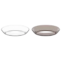 AXIS TQ6822-E Hard-Coated Dome Clear/Smoked viewed from its front angle.