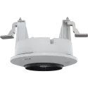 White AXIS TP3206-E Recessed Mount viewed from its left angle.