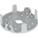 AXIS TQ3903-E Mounting Bracket (白、左から見た図)。