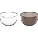 AXIS TM3830 Dome Clear/Smoked viewed from its front 