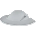 White AXIS TP3845-E Weathershield viewed from its left angle