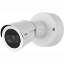 AXIS M2025-LE IP Camera in der Farbe Weiß. Von links gesehen. 