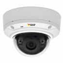 IP Camera AXIS M3024-LVE has edge storage and Input/output ports for external devices. The camera is viewed from ceiling.