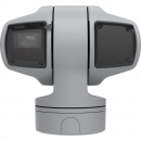 IP-камера AXIS Q6215-LE IP Camera оснащена системой ИК-подсветки OptimizedIR с большой дальностью действия (400 м). Показан вид камеры спереди.