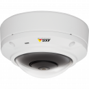 AXIS M3027-PVE is a fixed mini dome in white color and compact design with 360°/180° panoramic views.