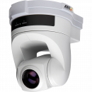 IP Camera AXIS 214 has two-way audio support and simultaneous motion JPEG and MPEG-4. The camera is viewed from it´s left.