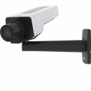 IP-камера AXIS IP Camera P1375, установленная на стене, вид слева