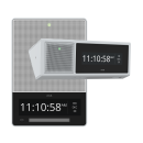 AXIS C1720 Network Display Speaker, visto desde su ángulo derecho.