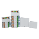 Axis network door controllers, centralized installations, at the door installations