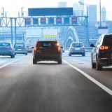 cars driving on a road